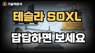 SOXL 테슬라 코스피 투자 적기? ｜답답해도 결국에는 선택입니다
