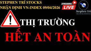 🔴VN-INDEX 09/04/2026: Tăng mạnh nhất thế giới - Thị trường hết an toàn để mua mới