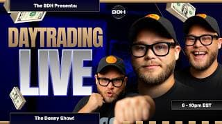 Denny Dollas Show!!! DAYTRADING NASDAQ LIVE ASIA!