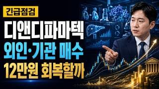 [디앤디파마텍 주가 전망] 외국인·기관 매수, 12만원 회복할까 #디앤디파마텍주가전망 #디앤디파마텍목표가 #디앤디파마텍
