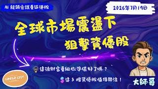 【大師哥新聞台】🚨 全球股市震盪後的佈局策略：避開這些坑，這 3 檔資優股值得關注！AI 算力新風口來了！🚀
