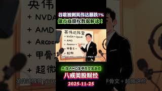 英伟达暴跌！谷歌博通飞——AI 芯片三国杀怎么玩？ 英伟达被“背刺”？Meta 转头买谷歌芯片，1.53 亿大单在赌什么！ #期权教学 #投資 #美股