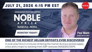 From Asteroid Impact to Helium Reserve, CEO Paul Mann on Noble Africa's One-of-a-Kind Asset