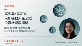 電動車、電池與人形機器人產業鏈投資機遇與展望  | Global X ETFs Hong Kong