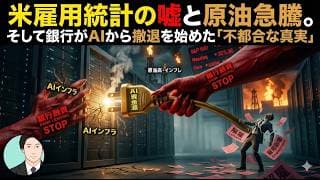 銀行がAIから撤退を始めた「不都合な真実」そして米雇用統計の嘘と原油急騰。