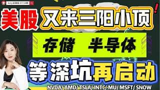 【7.14盘前解析】💥美股反攻失败，再现三阳小顶！｜⚠️半导体、存储还要等！#美股 #tsla #nvda   #amd  #msft   #snow #美光#intc #aapl#wdc #avgo