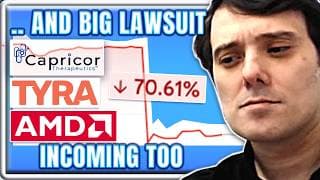 Capricor FINALLY EXPOSED. AMD Short, Tyra Stock Analysis, Sarepta Bullish, TENX | Martin Shkreli