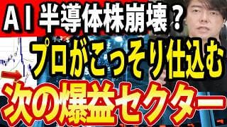 AI半導体株崩壊で大口機関やプロがこっそり仕込む次の爆益セクター※楽街チャンネル補足説明