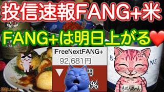 逆転の米国株！へこんでも即時あげ！FANG+さげてもプレ上昇中！日本のサッカーのように即時奪還！これだいける⚽️ 半導体はさげてすらいない。利上げを織り込んできた今がチャンスでしょ🫠【投信確定速報】