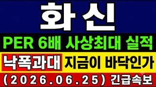 [화신 주가 전망] 특보🚨 "PER 6배 알짜기업인데 -10% 폭락" 저평가의 역설 지금이 바닥인가? 앞으로의 전망 및 대응타점 총공개