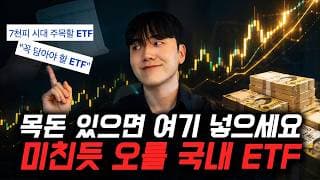 "제발 적금대신 이거하세요" 미친듯 오를 국내 테마 ETF 추천