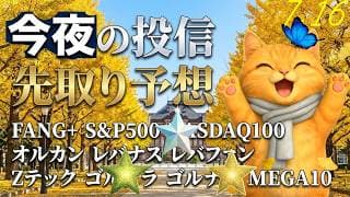 FANG＋激勝！最高値投信続々！S&P500, オルカン, MEGA10 ベランダ立って胸を張れ！ 旅ソングは沖縄牧志公設市場！【今夜の投信予想】