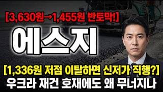 [SG 주가 전망] 지금 들어가면 물리는 이유