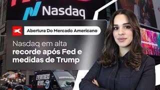 🗽 Abertura do mercado americano - 31/07/2025 I Nasdaq em alta recorde após Fed e medidas de Trump