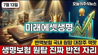 [미래에셋생명 주가 전망] 변액보험 국내 대장주 자사주 소각 상법 개정 최대 수혜 세력이 노리는 다음 노림수 #미래에셋생명주가전망 #미래에셋생명목표가 #미래에셋생명