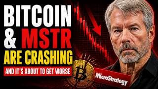 BITCOIN & MSTR ARE CRASHING AND IT'S ABOUT TO GET WORSE