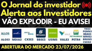 É COMPRA ALOS3 MDIA3 CXSE3 BBSE3 USIM5 WEGE3 TRIS3 PETR4 VALE3 PGMN3 MRVE3 BBAS3 MOVI3 BRKM5 CMIN3