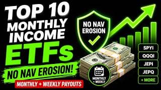 The Top 10 Income ETFs That DON'T Destroy Your NAV! (Ranked) If total return & income is the focus!