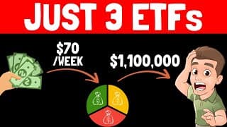 Invest $70/Week Into These 3 ETFs To Retire Wealthy
