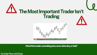How Is It That The Most Important Trader Isn't Trading 🤔