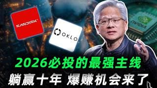 2026翻倍预警！巨头们的“秘密武器”：左手核电，右手存储！丨AI 2.0 时代到来：这两只“存储+核电”黑马才是AI真正的终极主线！MU,SNDK,WDC,OKLO#trading #投資 #美股
