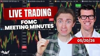 LIVE Trading FOMC Meeting Minutes Gold, Nasdaq, Forex | A1 Trading Show