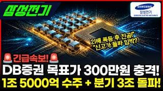 [삼성전기] 목표가 300만원! 매물 진공 시간이 왔다 #삼성전기