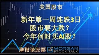 【24002】股市跌到买点了吗？NVDA、TSLA、AAPL还会大跌吗？