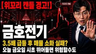 [금호전기 주가 전망] 신고가 자리에서 물리기 전에 반드시 확인할 3가지 #금호전기