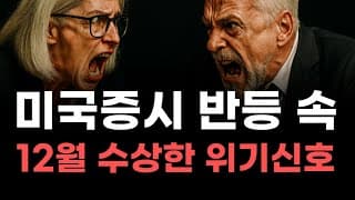 [미국주식] 미국증시 반등 속 12월 수상한 위기신호 [엔비디아, 테슬라, 아이온큐, 브로드컴, 애플, 팔란티어]