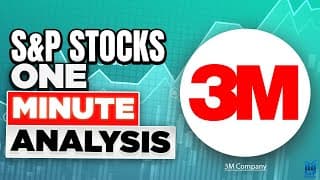 3M Stock Analysis  -  S&P Stocks One-Minute Analysis