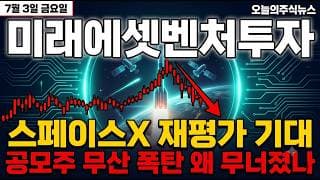 [미래에셋벤처투자 주가 전망] 스페이스X 지분 대장, 하루 만에 10% 급락한 이유 #미래에셋벤처투자주가전망 #미래에셋벤처투자목표가 #미래에셋벤처투자
