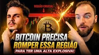 SE BITCOIN ROMPER essa REGIÃO, será EXPLOSIVO!
