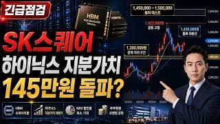 [SK스퀘어 주가 전망] SK스퀘어 하이닉스 지분가치, 145만원 돌파할까? #SK스퀘어주가전망 #SK스퀘어목표가 #SK스퀘어