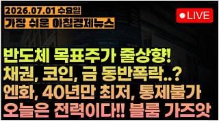 반도체도 좋지만 전력도 좋다구!!ㅣ일본(엔화, 공매도, 레버리지)이 심상치 않습니다ㅣ[아침뉴스&미국시황] #260701
