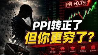 PPI时隔41个月转正了，但你可能更穷了…