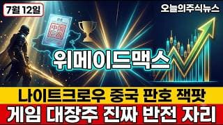 [위메이드맥스 주가 전망] 외국인 3만7천주 대량매수 나이트크로우 판호획득 알리바바 편입 겹호재로 세력매집 시작된 진짜 자리 #위메이드맥스주가전망 #위메이드맥스목표가 #위메이드맥스
