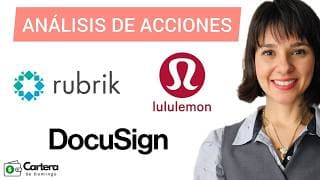 ANÁLISIS TÉCNICO DE ACCIONES PARA NO PERDER DINERO: RUBRIK, LULULEMON y DOCUSING