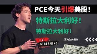 【美股】PCE今天引爆美股！，英伟达四连跌，美光再创新高，特斯拉、Meta集体异动，市场要变盘？#美股分析 #美股 #董先生美股说 #特斯拉 #meta #美光 #半导体 #fsd #spacex