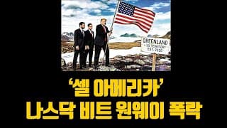 '셀 아메리카' 나스닥 비트 원웨이 폭락