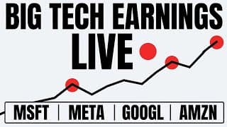 Big Tech Earnings LIVE: MSFT, META, GOOGL & AMZN
