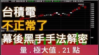 台積電不正常了! 幕後黑手手法解密 | 廖兄 | 股市教學