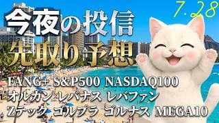 FANG+はパランティアで今夜の投信は安泰 円安もある！ みんな生きてるかー TACOが来なかったのは痛い半導体SOXはもっといたい　旅ソングは和歌山北山村のいかだくだり雨天決行【今夜の投信予想】