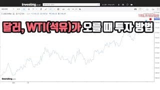 달러, WTI(석유)가 오를 때 투자 방법