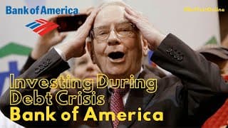 Investing During Debt Crisis Bank of America