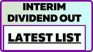 INTERIM DIVIDEND LIST OF AUGUST MONTH || IMPORTANT DIVIDEND DETAILS OF AUGUST 2026