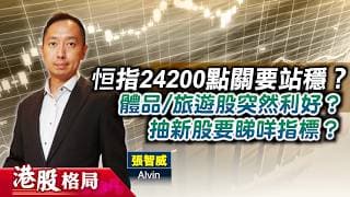 【港股格局】美伊戰事升溫，恒指3月低位成關鍵？內地通脹陰霾退卻利好消費股？新股熱降溫，要睇咩指標？(嘉賓：張智威 Alvin) 10.06.2026 ｜#恒指 ｜#通脹 ｜#消費股 ｜#旅遊股