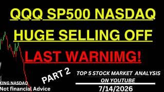 LAST WARNING! HUGE SELL OFF IN SP500 QQQ NAS100 COMING! - apple Tesla msft nvda mu stock charts