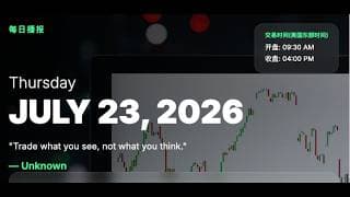 【美股期权】 7/23/26 每日播报