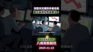 美股悲剧突发暴跌三重爆雷？特斯拉暴跌7% 美股再暴跌 2%：崩盘前奏，还是下一次“大奇迹日”的前夜？关键点位 6,660 / 6,550 和 QQQ 588 代表什么、CTA 会怎么砸盘 #期权教学